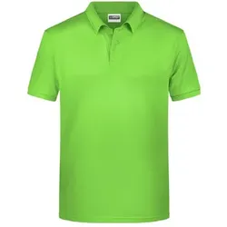 Herren Basic Poloshirt 8010, lime-grün, Größe XXL - grün - XXL