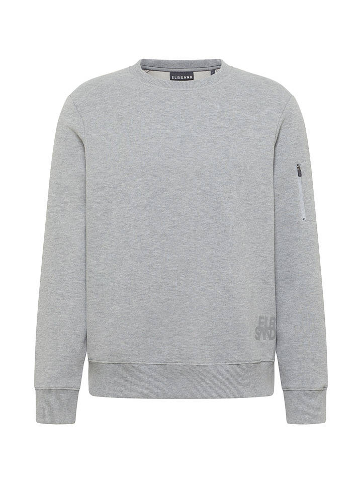 ELBSAND Sweatshirt "Elmo" in Grau - M