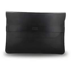 Buckle & Seam Leder Laptop Sleeve Terra 13 Zoll - Schwarz Koffer24