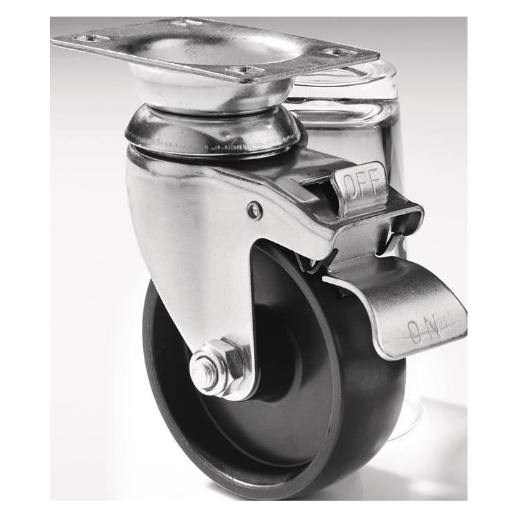 Tecwerk Rollensatz 4-teilig 4 Rollen, 2x fix + 2x schwenkbare Rollen für Werkzeugwagen TREND (2000871074)