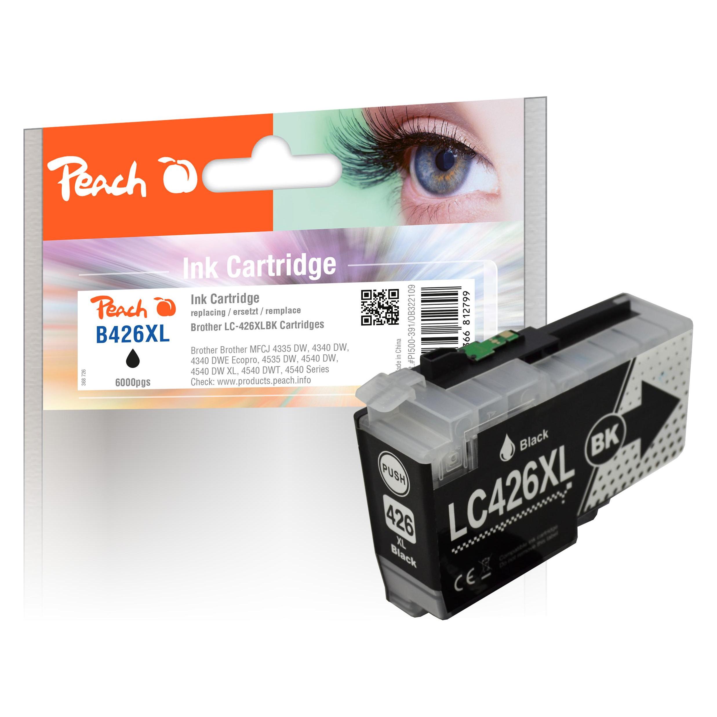 Peach Brother Patrone LC-426XL black kompatibel (BK) (PI500-391)