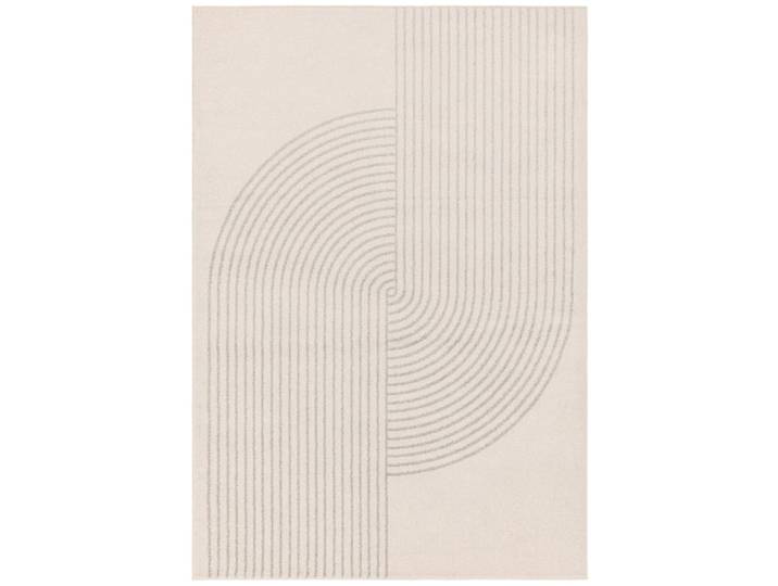 Tapis en polypropylène beige 120x170 cm
