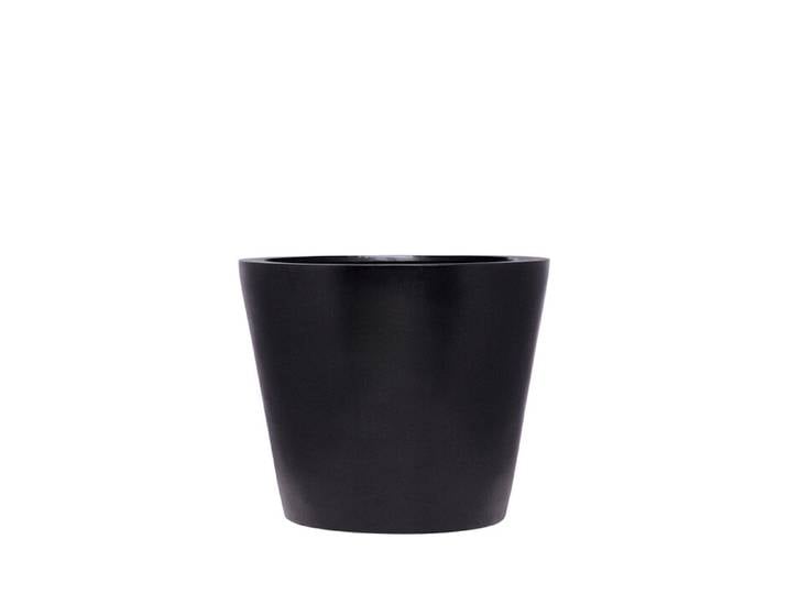 Blumen-Topf Stonefiber Pot „Der Runde“ yoooi schwarz, 60 cm