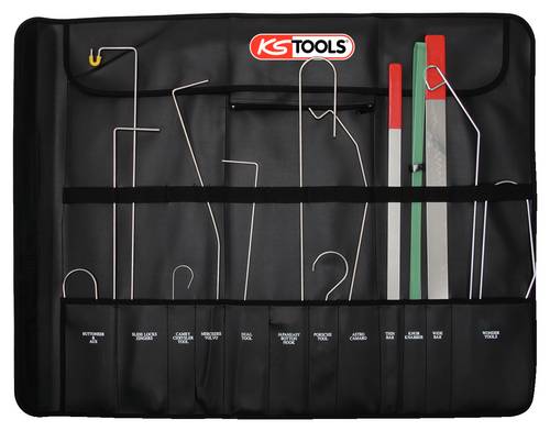 KS Tools 150.1630 KFZ Türöffner-Satz, 16-tlg