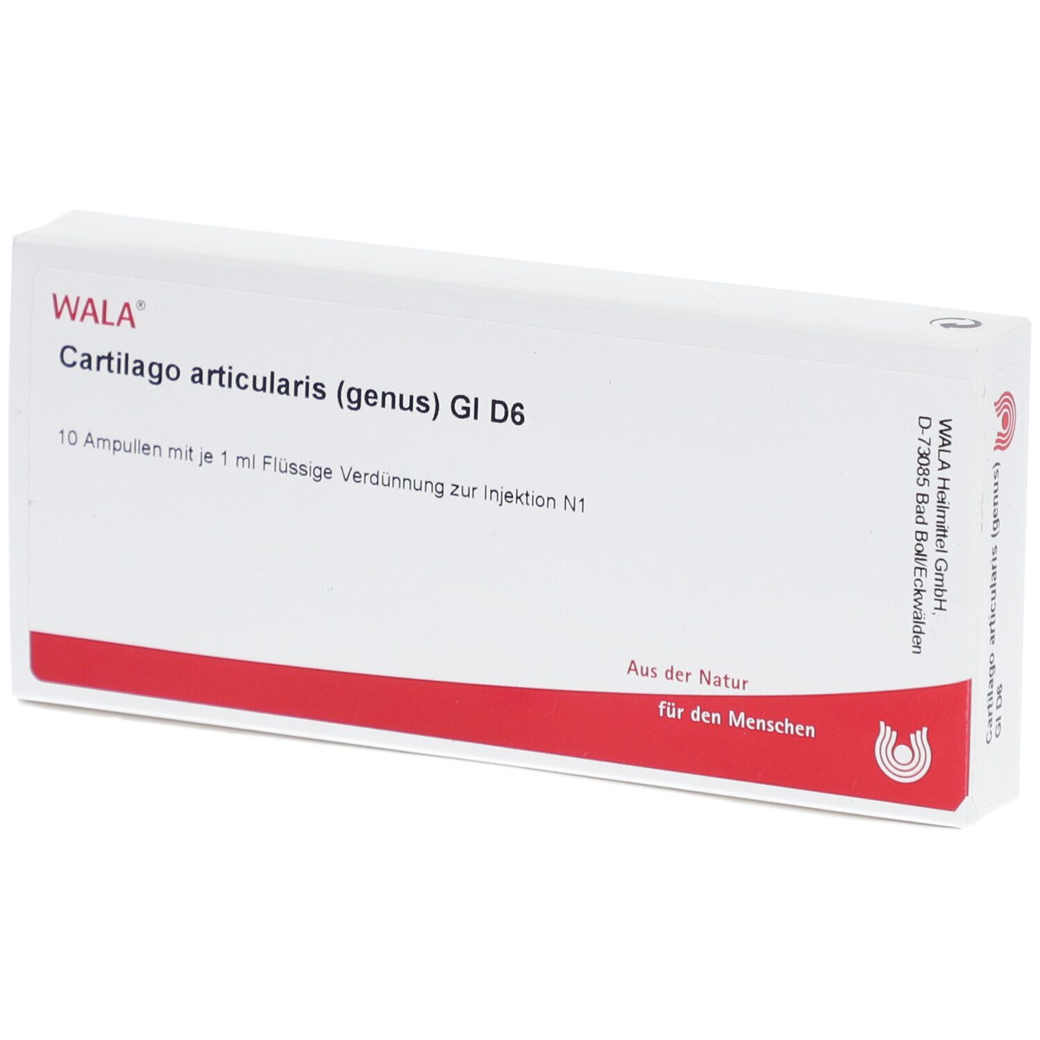 Cartilago articularis genus GL D 6 Ampullen 10x1 ml