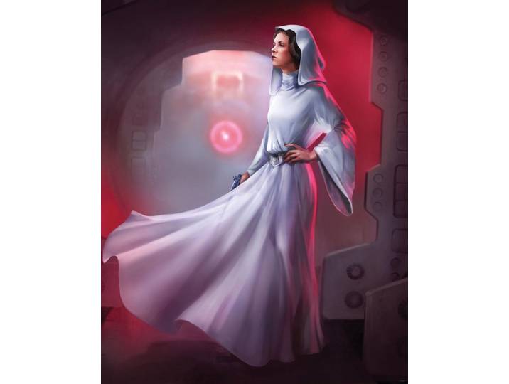 Fotobehang - Star Wars Classic Leia 200x250cm - Vliesbehang