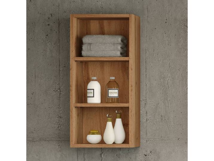 home24 Open kast Stubach I 30 x 64 x 20cm bruin/Wotan eikenhouten look