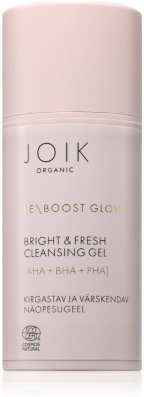 JOIK Organic Re-Boost Glow refreshing cleansing gel with an exfoliating effect 100 ml