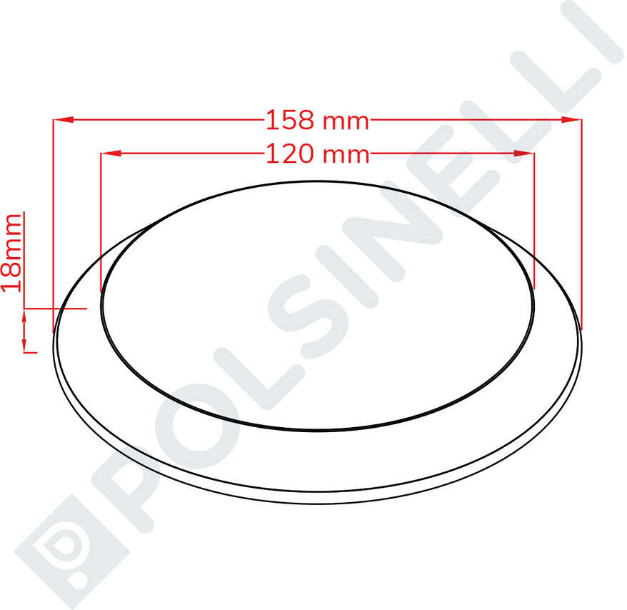 Polsinelli Bouchon Inox Garolla 120