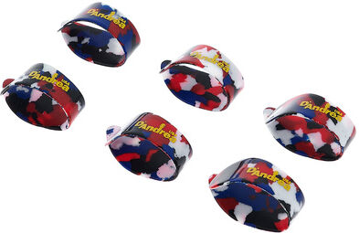 dAndrea Finger Picks 6-Set Multic. L Multicolored