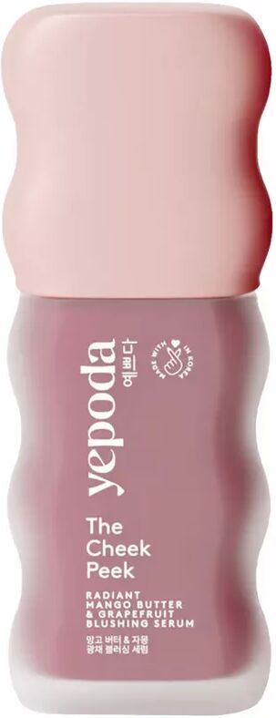 Yepoda - The Cheek Peek - Blush mit Mangobutter und Grapefruitöl, 10 g, Frosted Plum