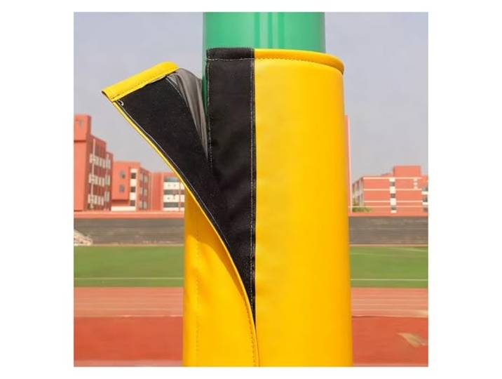 Basketball Pfostenpolster Schaumstoff-Polster für den Außenbereich, wetterfeste Schutzpolster für Volleyball-Stangen, UV-beständige Schutzpolster für Basketballkörbe(Yellow,Dia 4.5in/11.4cm pole)