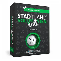 Denkriesen Stadt Land Vollpfosten Levels Fußball Edition Kartenspiel 4 Level Wortspiel