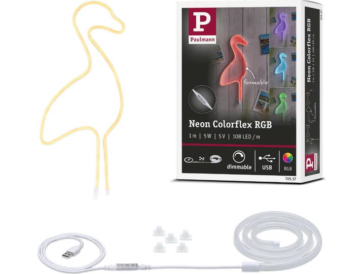 Paulmann USB LED Strip Neon Colorflex RGB