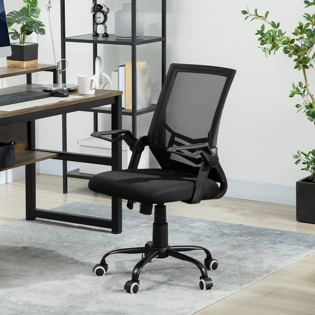 Brayden Studio Office Chair Black 62.5cm W X 55cm D