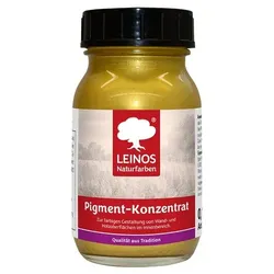 Leinos Pigment-Konzentrat 668 Gold-Satin - 0,1 l Glas