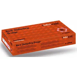 Industrade® Einmalhandschuhe Nitril® StellarGrip Orange XL orange
