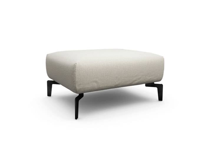 Sensoo Hocker Cosy, Natur, Metall, 90x70x46 cm, Stoffauswahl, Wohnzimmer, Hocker, Sitzhocker