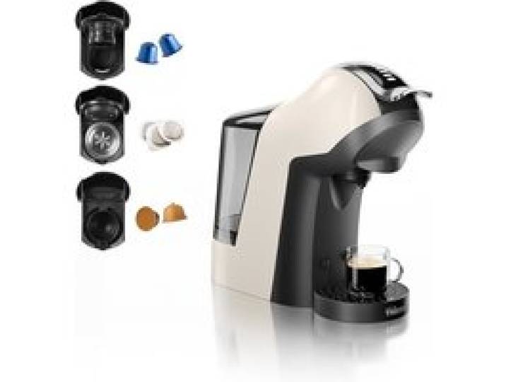 Machine à café multi-capsules réservoir 1 L pression 19 bars 3 températures beige