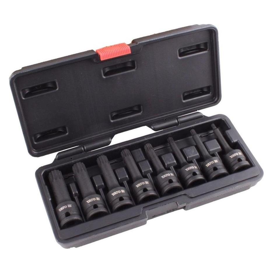 Yato Impact Bit Socket Set Spline 8pcs 13 (YT-1069)