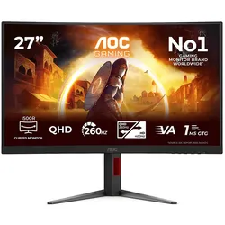 AOC CQ27G4Z2P 27 Zoll QHD Gaming Monitor 0,3 ms Reaktionszeit 400 Hz