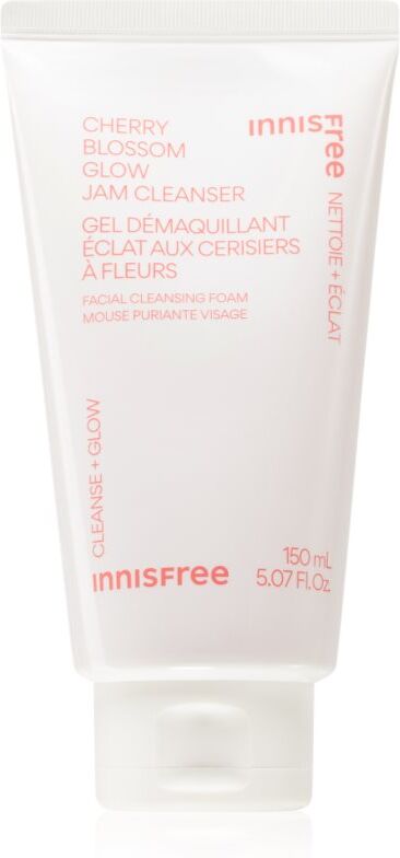 innisfree Cherry Blossom Glow Jam Cleanser gel nettoyant hydratant pour une peau lumineuse 150 ml