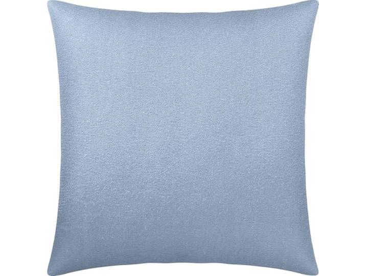 Erwin Müller Kuschelkissenbezug, Kissenhülle Memmingen Interlock-Jersey hellblau Größe 40x40 cm - formstabil, faltenfrei, anschmiegsam, mit Reißverschluss