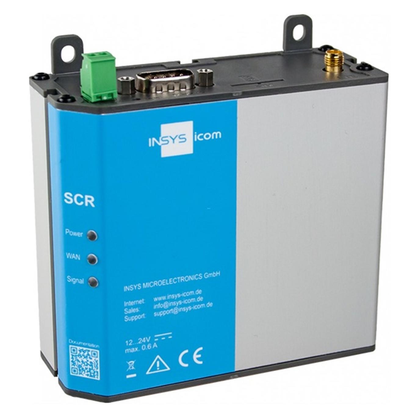 Insys icom SCR-L200, LTE-Mobilfunk-Router, VPN 2xEthernet 10/100BT 1xRS232 (10020728)