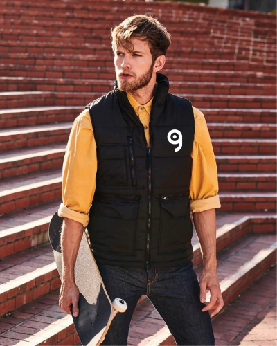 Steller Gilet Multi-Zip Uomo Poliestere Termico Tasche Zip Personalizzate o neutre Regatta