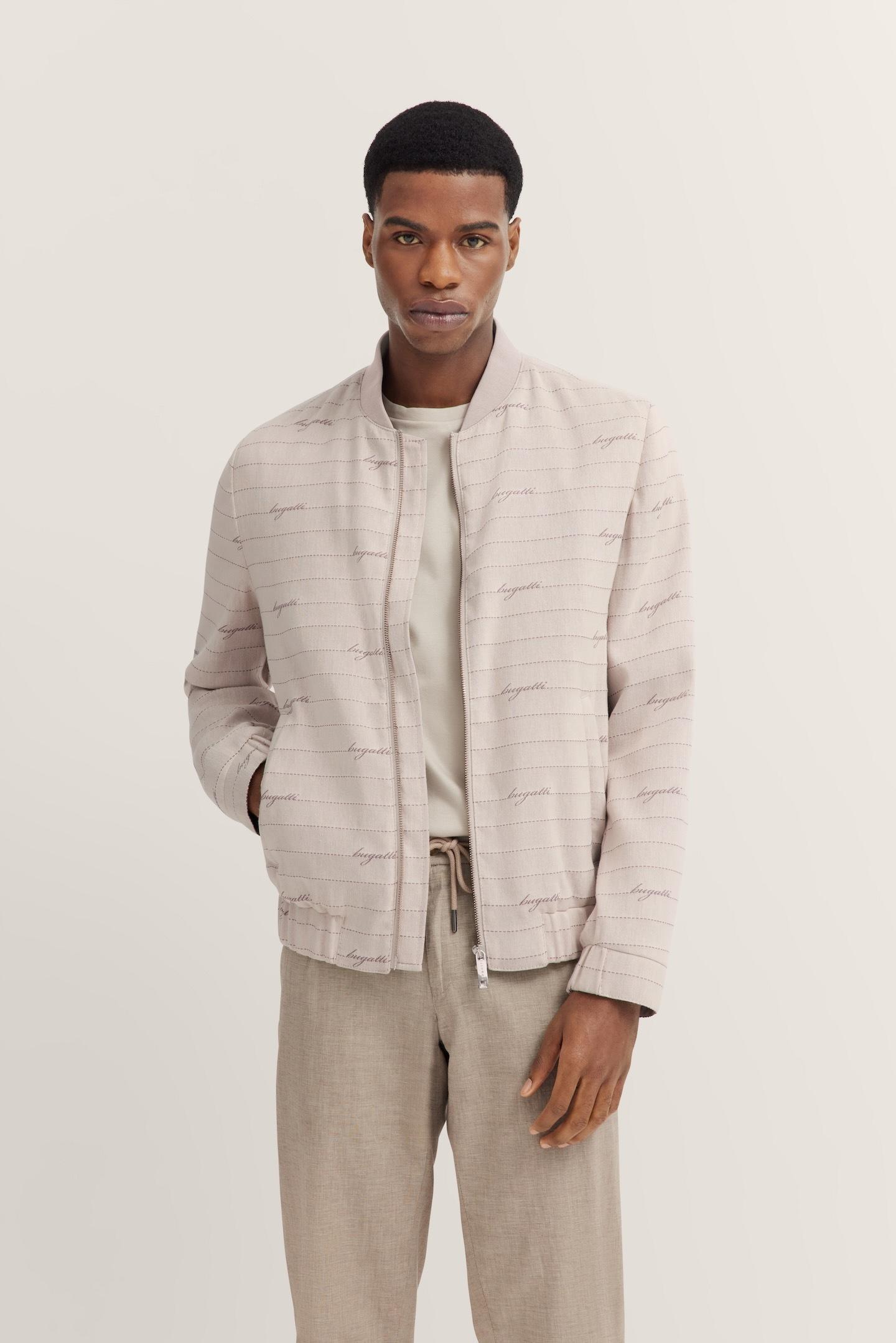 Bugatti Herren Blouson mit Collagekragen