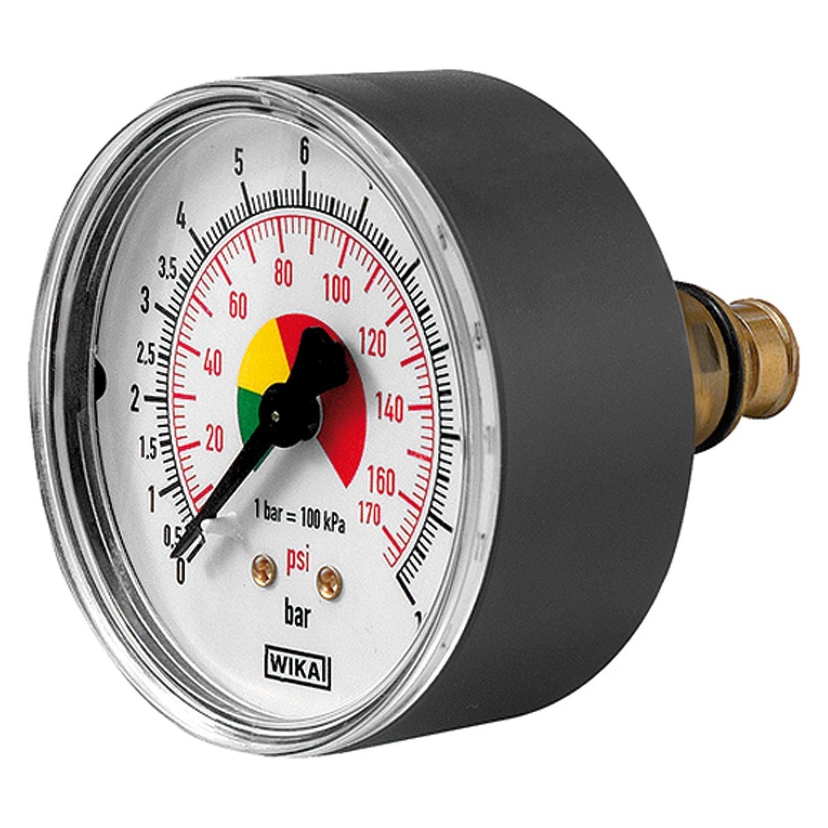 Riegler 39.701 (136795) Manometer Ø 80 mm, ungeeicht (39.701)