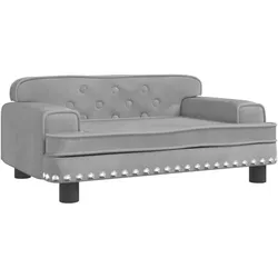 vidaXL, Kinderstuhl + Kindertisch, Katenville (Samt) (Kindersofa)