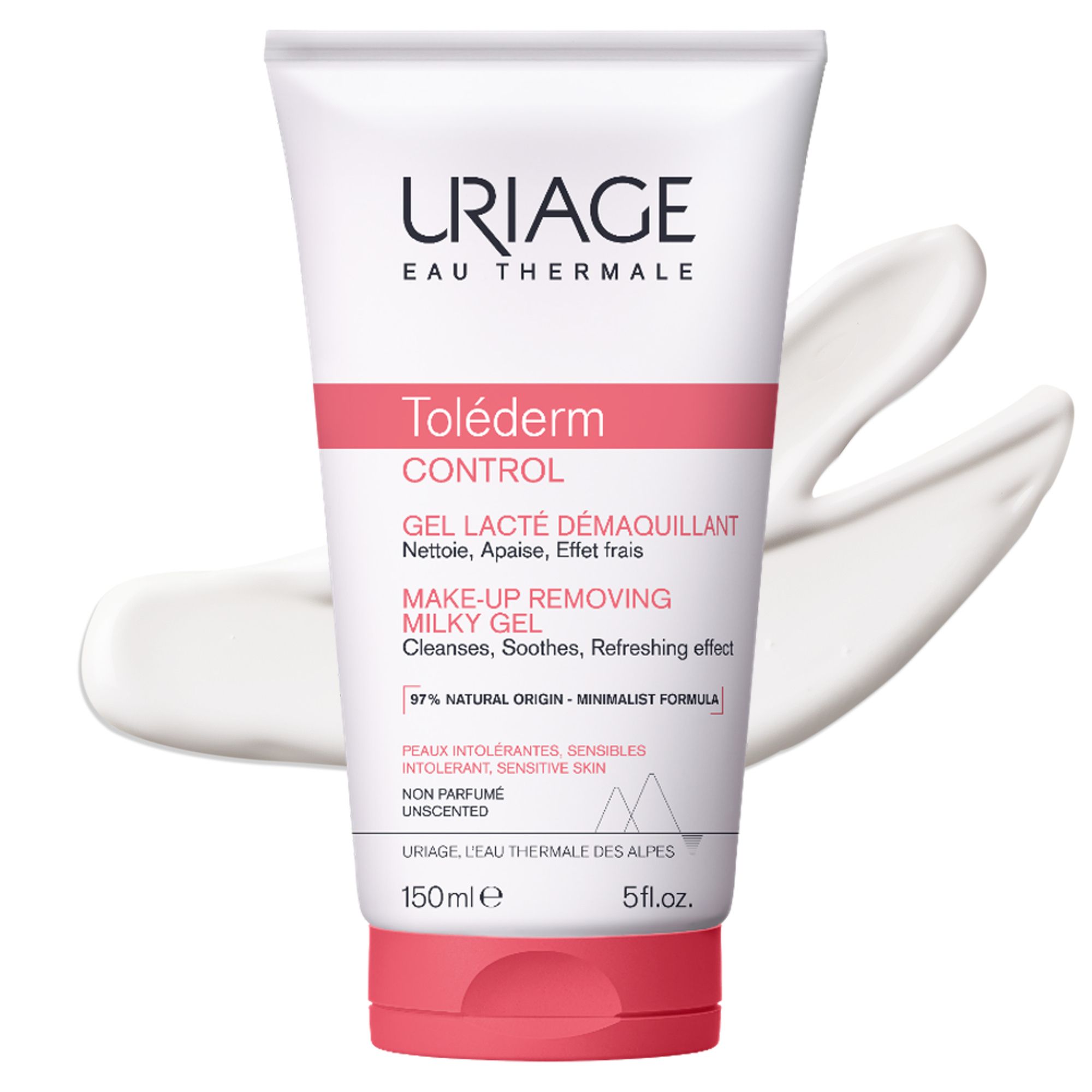 Uriage Tolederm Control Gel-Milch Make-up Entfern. 150 ml Gel