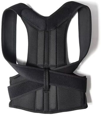Uplifted Finds Universal Posture Belt For Men And Women With Elastic Back Support black l
