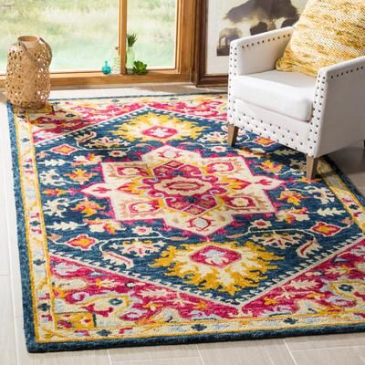 SAFAVIEH Handmade Aspen Dorothea Boho Tribal Wool Rug
