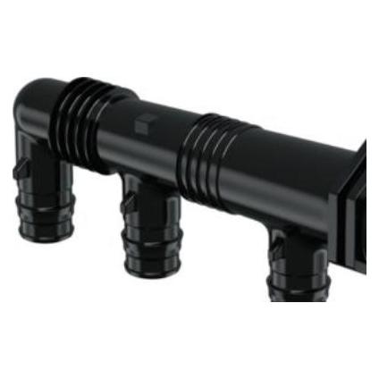 Uponor Q&E fordelerrør 3x16 - Nippel PPSU g3/4mt 3x16 c/c45+35mm, husk ringe 3x045338216 (1008714)