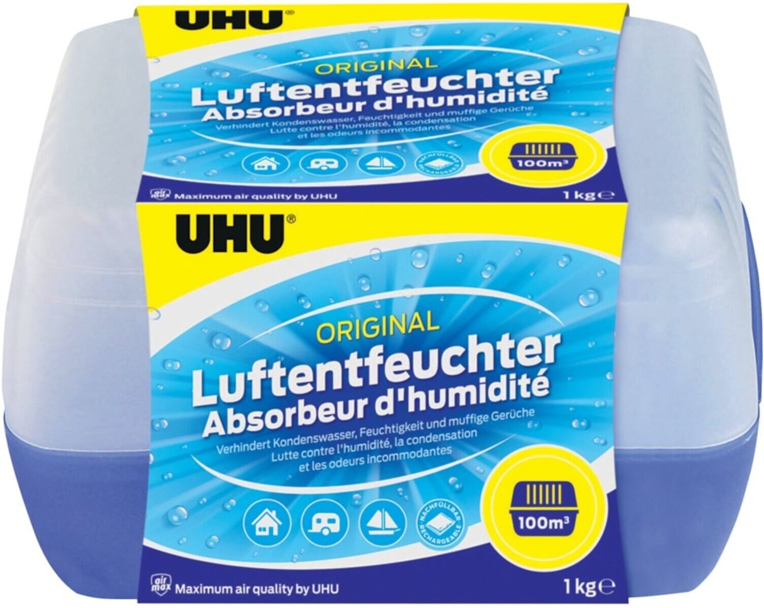 UHU Luftentfeuchter Nachfüllbeutel 1000g (47085)
