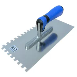 Zahnspachtel mit Softgriff 4, 6, 8, 10, 12 und 15 mm Zahnkelle - 4,0 mm
