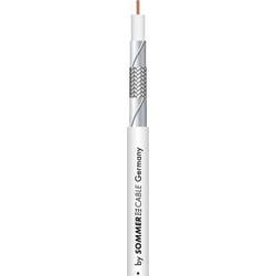 Sommer Cable 601-0950 Koaxialkabel Außen-Durchmesser: 5.6 mm RG59 75 Ω 115 dB Weiß Meterware