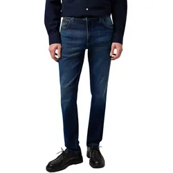 Wrangler Texas Slim Jeans in dunkler Fog Blue Waschung-W38 / L32