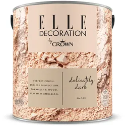 ELLE Decoration by Crown Premium Wandfarbe Matt Delicately Dark No.568  2,500L