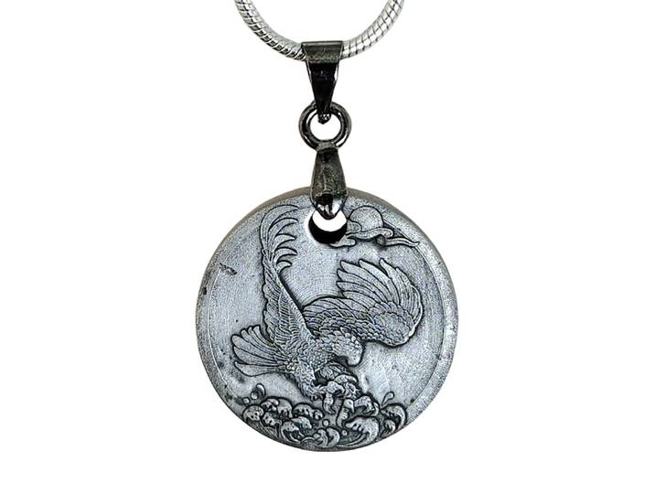 Muonionalusta pendentif météorite en fer pendentif météorite en fer naturel collier d'échantillon de météorite en fer-TD180