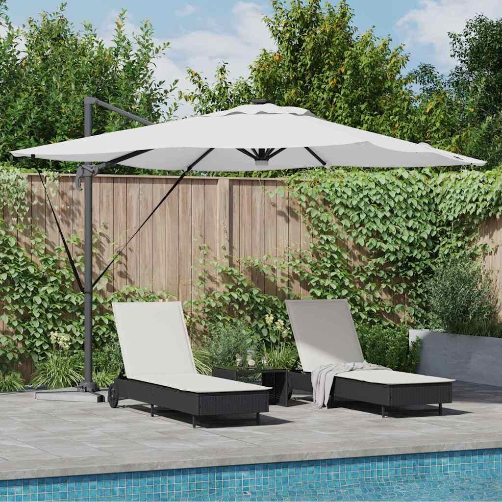 Maison Exclusive - Roma Parasol Beige 286 x 284 x 270 cm Aluminium und Polyester