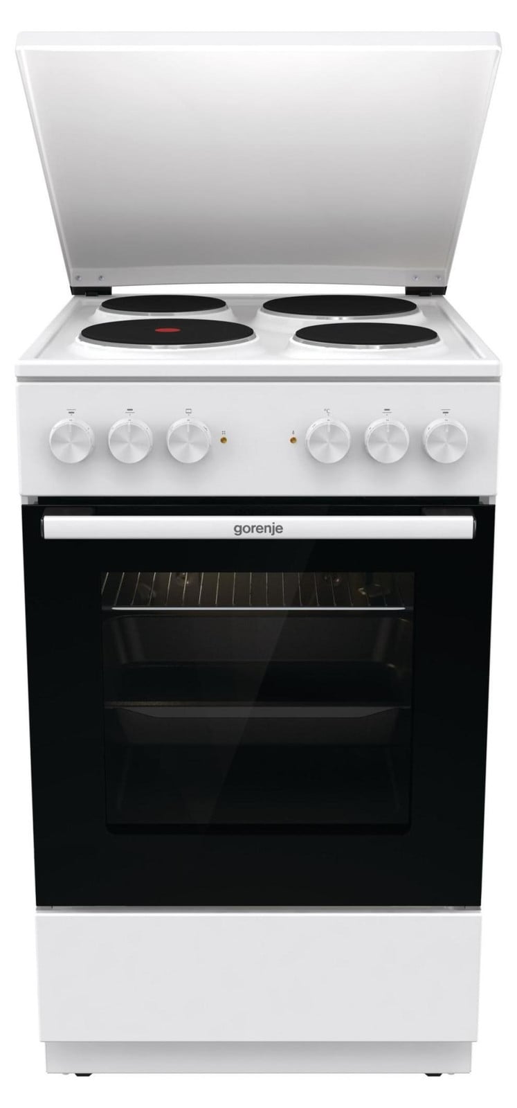Gorenje GE5A23WH elektrische vrijstaande kookplaat, 50 cm