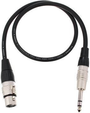 Sommer Cable Basic+ HBP-XF6S 0,6m Schwarz