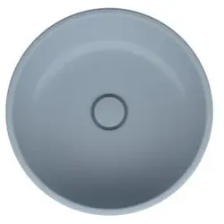 Bette BetteBalance Aufsatz-Waschtisch A248-418PW 42,5x42,5x14,3cm, PW, blue satin