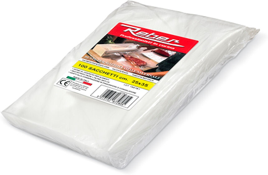 Sacchetti sottovuoto Reber 6724N/50 goffrati 25x35cm