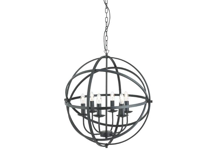 Pendellampe „Orbit“ 6-Flammig Schwarz Searchlight