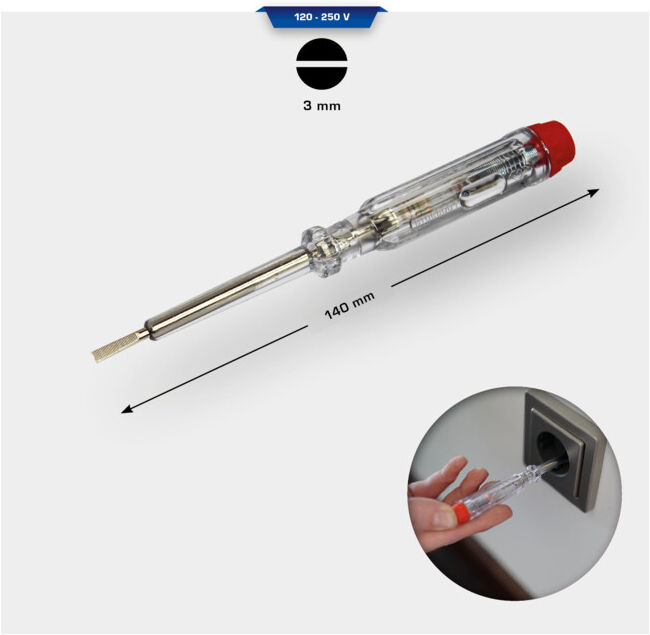 Brilliant Tools Testeur de tension, 125 - 250 V (BT068001)