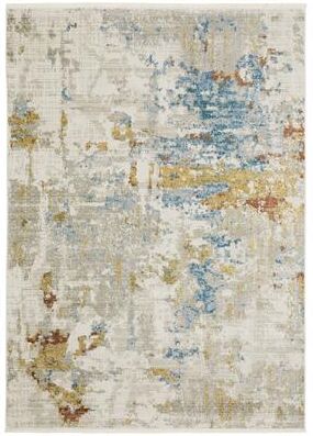 Style Haven Boulevard Power-Loom Recycled P.E.T. Abstract Beige/ Multi Rug-